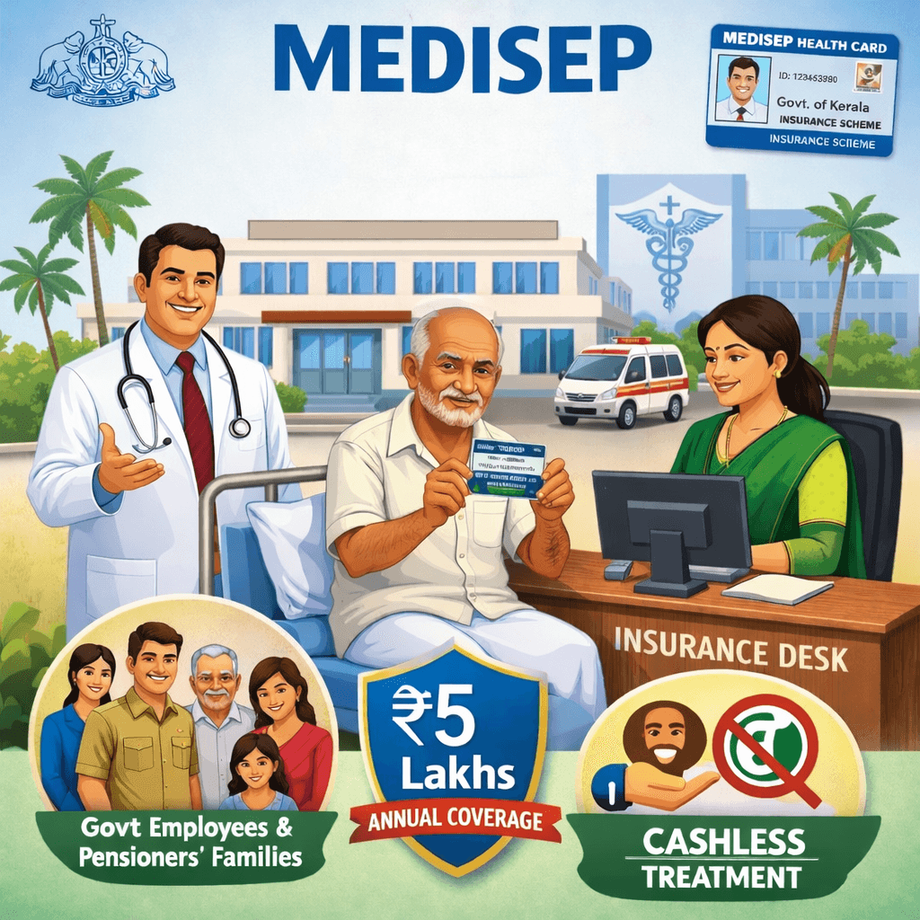 MEDISEP-ൽ Cashless Treatment എങ്ങനെ ലഭിക്കും? — സമ്പൂർണ്ണ ഗൈഡ് 2026