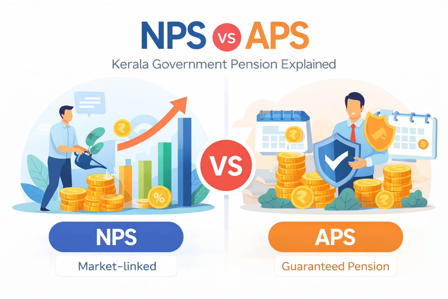 കേരള സർക്കാർ ജീവനക്കാർക്കുള്ള പെൻഷൻ തിരഞ്ഞെടുപ്പ്: NPS vs APS — സമഗ്രമായ ഒരു വിശകലനം...